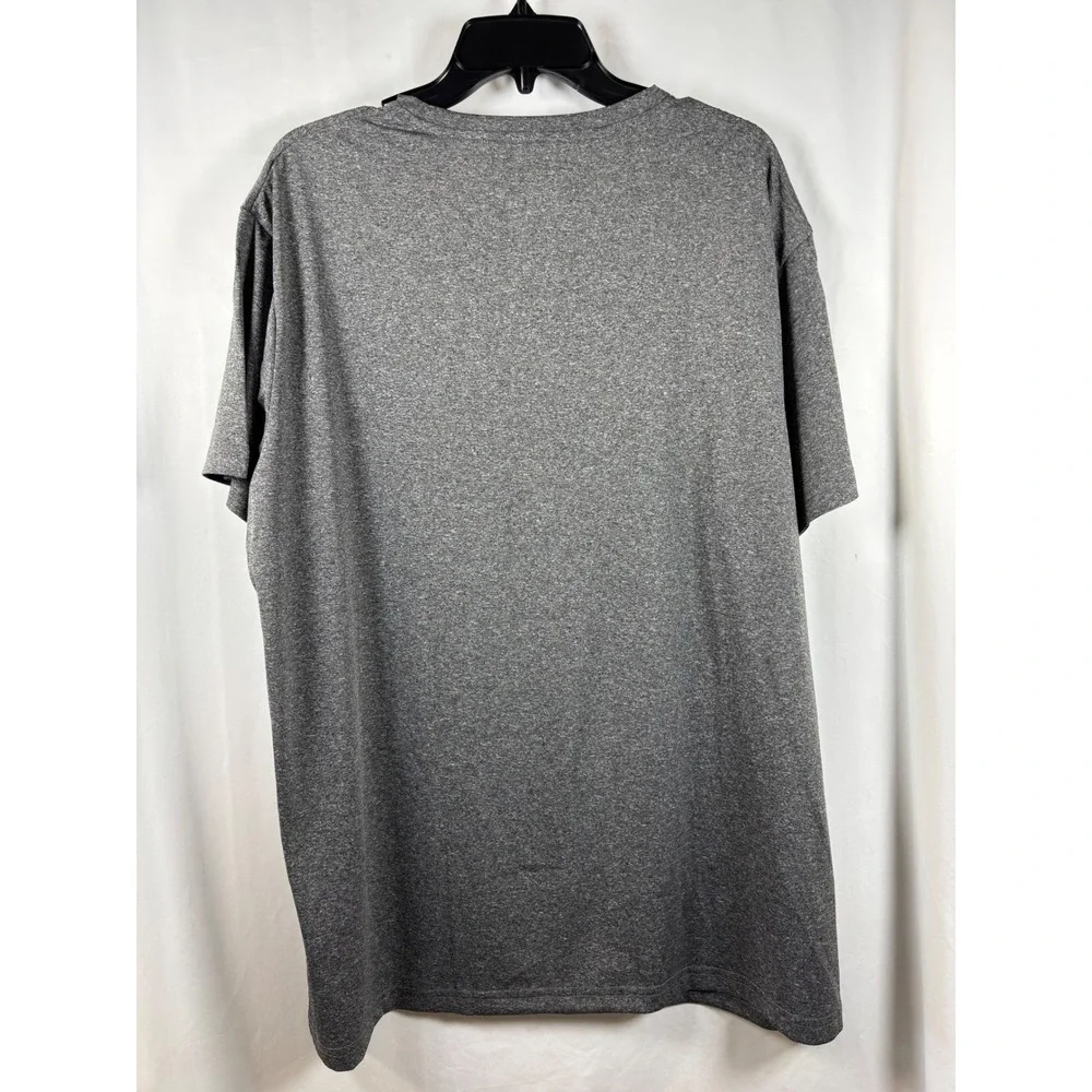 Lot of 4 Mens 2XL Heathered Performance T-Shirts Short Sleeve Crew Neck Basics - Picture 11 of 13